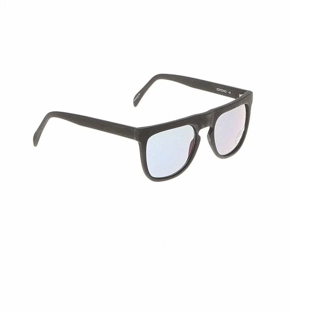 Komono‎ The Bennet Sunglasses Unisex One Size Black New UV400 Blue Mirror Lens